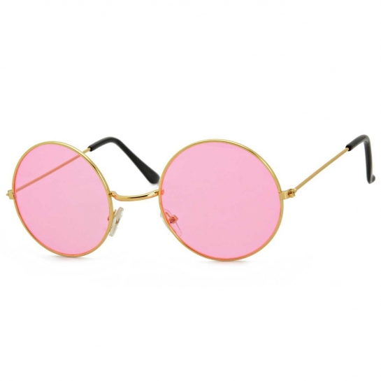 Różowe Okulary Przeciwsłoneczne Lenonki STD-44
